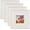 Silver, variant on Aluminum Picture Frame and Real Glass -8x8 Picture Frame with Mat for 4x4 Photo Display-Wall Decor or Tabletop Display (Silver, 4-Pack)