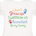 thumbnail image 4 of Inktastic Accountant Like Mommy Boys or Girls Long Sleeve Baby Bodysuit, 4 of 5