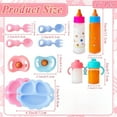 thumbnail image 2 of Pekkaxy 12 Pcs Baby Doll Accessories Magic Bottle Set,Doll Feeding Set with Package,Pretend Play Feeding Toys for Kids,Girls,Party,Gift, 2 of 7