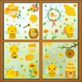 thumbnail image 1 of Pegatina de Ventana Dormitorio Cristal Decoración LADIGASU Abeja Flor 1X, 1 of 7