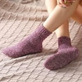 thumbnail image 4 of 5 Pairs Wool Socks - Wool Socks for Women Super Soft Hiking Thick Knit Cabin Cozy Warm Long Gift for Women, 4 of 7