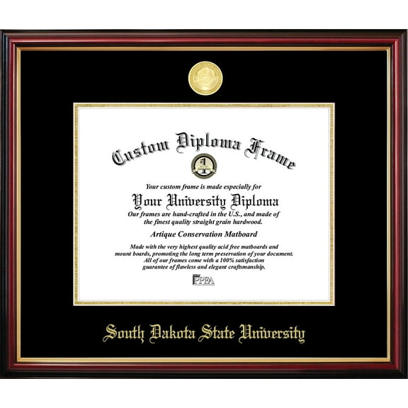 South Dakota State Petite Diploma Frame