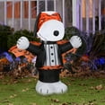 thumbnail image 2 of Gemmy Airblown Inflatable 3 ft Airblown Inflatable Snoopy as Vampire, 2 of 4