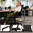 thumbnail image 6 of Giantex Computer Home Office Chair, Ergonomic Desk Chair w/Rocking Function, Swivel Mesh Task Chair, 6 of 10