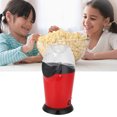 thumbnail image 1 of Electric Popcorn Machine, Electric Popcorn Maker One-Button Operation Hot Air Corn Popper 1200W Durable  for Kitchen for Home US Plug 110V, 1 of 8