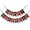 Black Red, variant on Happy Birthday Banner Party Bunting Colorful Signs for Rainbow Birthday Decorations Nursery Hanging Decor