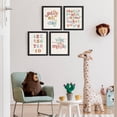 thumbnail image 3 of Aingg Playroom Decor, Colorful Kids Nursery Toddler Room Wall Art Prints 4Pcs, Pastel Striped Kids Play Room Posters for Toddler Boys Girls Kid Nursery Room Bedroom Playroom, Unframed, 3 of 6