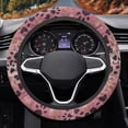 thumbnail image 2 of Uorisanigo Dog Paw 15 Inch Car Steering Wheel Protector for Women Modern Car Steering Wheel Cover for Most Vehicle Easy to Install Car Accessories Soft Auto Wheel Cover Gift for Holiday, 2 of 8