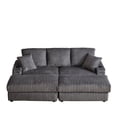 thumbnail image 2 of Corduroy 3-seat Set | Soft Fabric and High Load Capacity | Family Nap Space, 2 of 5