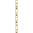 thumbnail image 2 of 14K Yellow Gold 4mm Flat Figaro Chain (20 X 4) Made In South Africa ffl100-20, 2 of 4