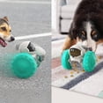 thumbnail image 3 of Juguete rompecabezas para perros: dispensador interactivo de golosinas, entrenamiento de juego duradero para perros pequeños/medianos (azul) Juguete para perros con forma de robot, 3 of 5