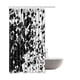 thumbnail image 2 of ABPHQTO Cortina de ducha de baño de poliéster impermeable blanco y negro 160x180 cm, 2 of 2