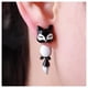 thumbnail image 3 of Aretes VentDepot EarringFox01 1Pza Zorro Tuerca Negro Metal, 3 of 5