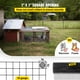 thumbnail image 4 of Hardware Cloth VEVOR, 24 x 15 m, acero galvanizado, malla 1x1, negro, 4 of 9