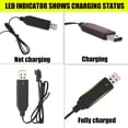 thumbnail image 3 of 2pcs Battery Charger for Bubble Machine Gun, 3.7V SM-2P USB Cable with Indicator Light Compatible with Bubble Bazooka Machine Gun and Bunch O Bubbles, 3 of 7