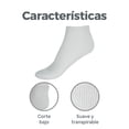 thumbnail image 2 of Pack 6 pares de calcetines corte bajo calcetines tobilleros para mujer d'Ssentials, 2 of 8