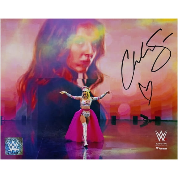 Chelsea Green WWE Autographed 8" x 10" Entrance Arms Out Photograph - Fanatics Authentic Certified
