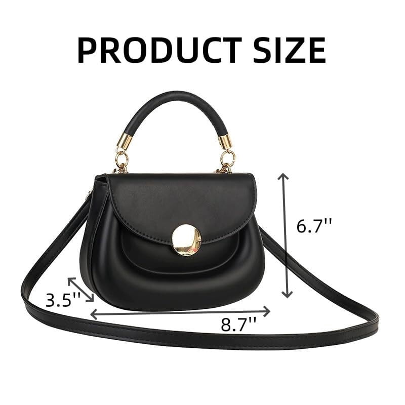 Crossbody Purse for Women Small Crossbody Bags Trendy Leather with Adjustable Shoulder Strap for Backpack Travel