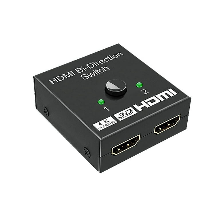 HDMI Switch 4K HDMI Splitter, Bi-Directional Splitter 2 in 1 Out / 1 in 2 Out Walmart.com