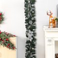 thumbnail image 4 of Adornos colgantes para puerta de Navidad de ratán con efectos de iluminación para sala de estar, mostrador, puerta, pared, ventana, adornos para árboles de Navidad, bolas de plástico colgantes, 4 of 6