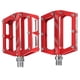 thumbnail image 5 of Adaptadores de pedales planos para bicicletas de montaña, pedales de ciclismo de carretera con cojinetes de aleación de aluminio rojo, 5 of 8