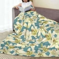 thumbnail image 6 of Sikiie Lilies Flowers Ultra-Soft Micro flannel Blanket Luxury All Seasons Warm Blanket for Bedding Sofa and Travel (4 sizes)-60"x50", 6 of 7