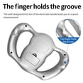 thumbnail image 4 of Electronic Portable Body Fat Analyzer - Body Fat Meter - Body Fat BMI Analysis - Silver, 4 of 5