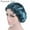 Peacock Blue, variant on SPRING PARK Women Sleeping Cap Soft Pure Night Sleep Hat Hair Care Scarves Bonnet Care Cap