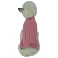 thumbnail image 3 of Swivel-Swirl Heavy Cable Knitted Fashion Designer Dog Sweater, 3 of 4