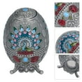 thumbnail image 4 of Metal Vintage Toothpick Holder, Retro Appearance Anti Rust Toothpick Dispenser Box Peacock Relief  for Restaurants for Hotels for Homes, 4 of 7