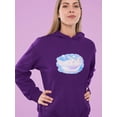 thumbnail image 2 of Manga Girl In Bathtub Hoodie Women -Image by Shutterstock, Female Medium, 2 of 4