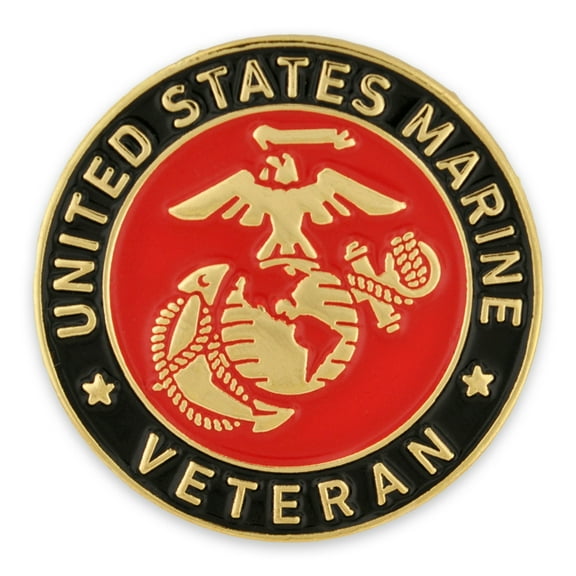 PinMart Officially Licensed U.S.M.C. Veteran Pin