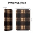 thumbnail image 2 of Acrylic Refrigerator Stick 3.5×2.5in Rectangular Anti-Tear Wear Or Fracture Can Be Used For A Long Time To Stick Soft Magnetic Back Saddlebrown Buffalo Plaid Check Tartan Scotland_2, 2 of 8