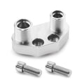 thumbnail image 1 of Graflsoa Silver Aluminum AC Compressor Adapter Fitting for Air Conditioning Systems, 10.5x7x4.5cm, 133g, 1 of 6