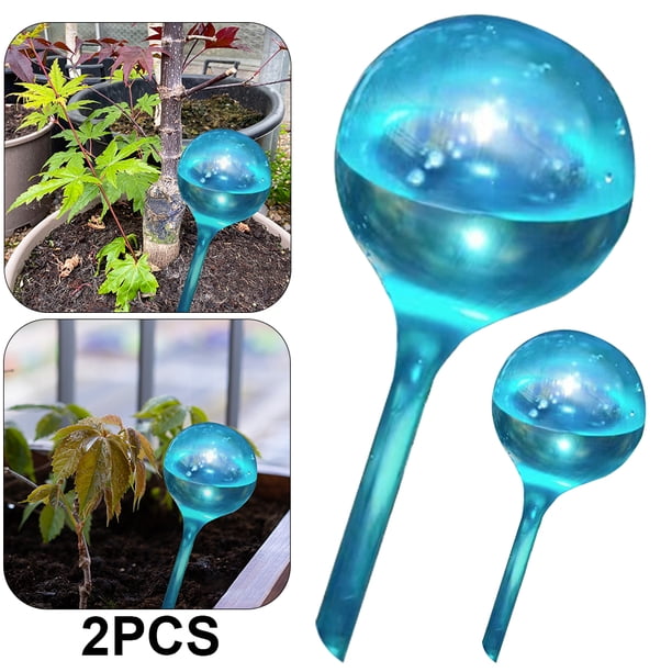 Riego Por Goteo Con Forma Transparente PVC para Plantas Interiores () Azul