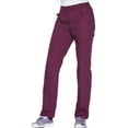 thumbnail image 4 of Cherokee Workwear Originals Women's Scrubs Pant Mid Rise Straight Leg Pull-On Cargo WW210, 4 of 5