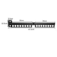 thumbnail image 2 of Practical Hook, Furenl Clothes Drying Rack Foldable Labor-Saving Clothes Drying Rack Black Rack Clothes Wall-Mounted Telescopic (Three Folds), 1*Folding Clothes Drying Rack, 2 of 4