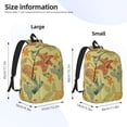 thumbnail image 3 of Yiaed Floral with Butterflies Print Backpack, Premium Laptop Backpack, Travel Backpack for Women, Lightweight Backpacks, Comfortable Back Pack-Medium, 3 of 5