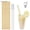 Gold, variant on BadPiggies Set of 8 Reusable Stainless Steel Drinking Straws 10.5" Extra Long with Cleaning Brushes for 20 24 30 oz Fit Yeti Tervis Rtic