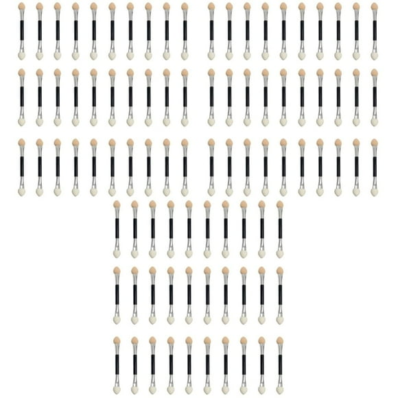 150 pcs Latex Use Foundation Daily Stick Premium Synthetic Applicators Practical Beauty, Girl Cosmetic Club Women Tools Brush Girls Disposable Eye Aluminum Makeup Shaped