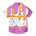 thumbnail image 3 of Guluxicc Button Up Shirts for Kids Boys Short Sleeve Geometric Print Casual Summer Turndown Collar Tops with Pockets, 3 of 7
