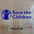 thumbnail image 4 of Parches termoadhesivos con el logotipo del patrocinador de fútbol Save The Children, material de PU, logotipo del patrocinador en el pecho, blanco y negro, 4 of 5