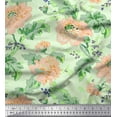 thumbnail image 1 of Soimoi Cotton Duck Fabric Leaves & Floral Artistic Print Fabric by Yard 42 Inch Wide, 1 of 3
