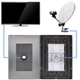 thumbnail image 4 of Placa de Pared Cable Antena Inoxium1OOxford 5Pzas Toma Coaxial Plateado/Oxford Acero Inoxidable/PC., 4 of 5