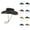 Black, variant on Waterproof Fisherman Bucket Hat - Outdoor Sun Hat Rain Camping Vintage Washed Sun Hat With Brass Buckle And Unisex Outdoor Jungle Fishing Cap For Hiking And Camping
