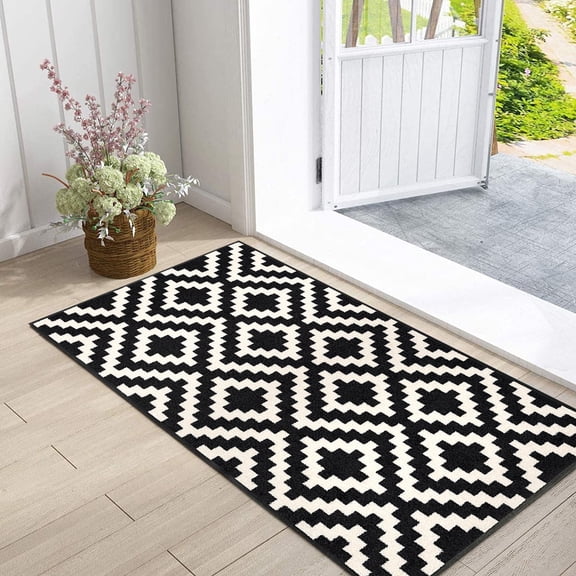 Bxaolu Door Mat Outdoor Entrance, Durable Front Welcome Mat for Outside Home Entry, Back Patio Floor Porch Garage Office, Low Profile, Easy Clean, 15.7"x23.6"