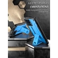 thumbnail image 3 of Poetic Étui Révolution pour Motorola Moto Edge Plus 2023, Coque Intégrale Robuste avec Support, Bleu Marine, 3 of 6