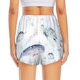 thumbnail image 2 of Lsque Sea Animals Printed Women's Running Shorts with Liner Pockets,Elastic Quick Dry Workout Athletic Gym Yoga Shorts,Womens High Waist Shorts-Medium, 2 of 9