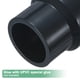 thumbnail image 4 of Uxcell 1-Pack Conector de Reducción de Tubo, Acoplamiento Reductor Recto de 2"*1-1/2", Gris, 4 of 6