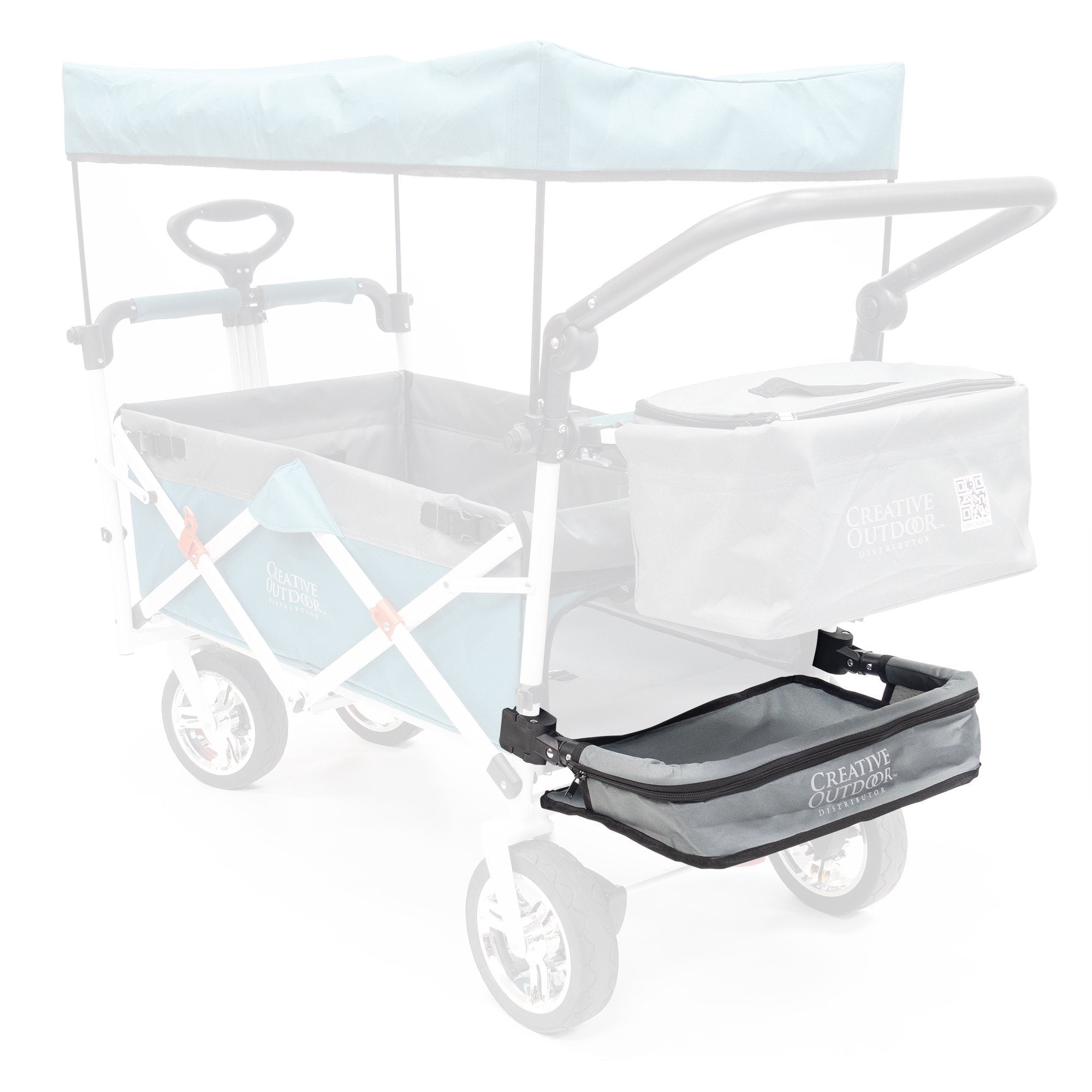 Push Pull Folding Wagon Extension Tray Accessory